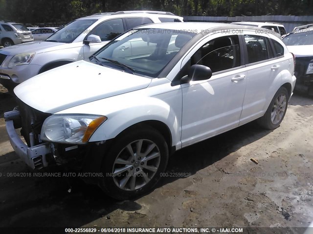 1B3CB5HA4BD293948 - 2011 DODGE CALIBER HEAT WHITE photo 2