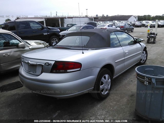 1C3EL45X36N103780 - 2006 CHRYSLER SEBRING SILVER photo 4