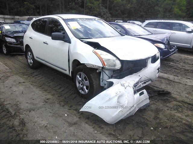 JN8AS5MT3BW156490 - 2011 NISSAN ROGUE S/SV/KROM WHITE photo 1