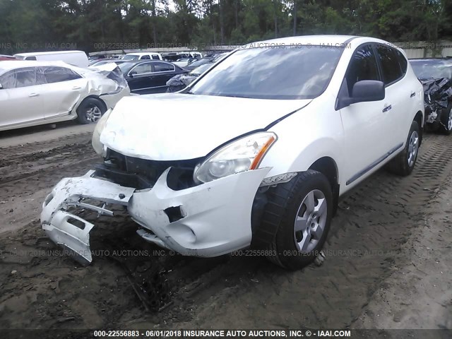 JN8AS5MT3BW156490 - 2011 NISSAN ROGUE S/SV/KROM WHITE photo 2