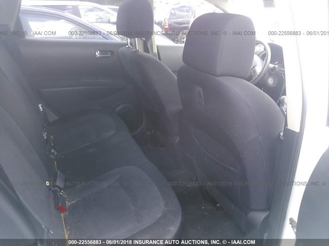 JN8AS5MT3BW156490 - 2011 NISSAN ROGUE S/SV/KROM WHITE photo 8