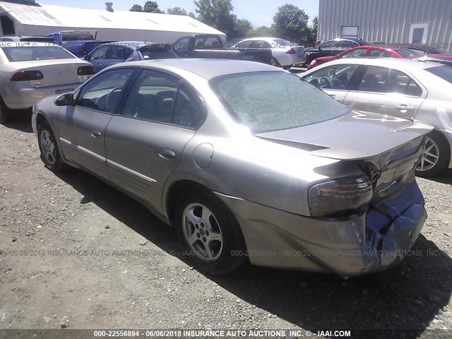 1G2HX54K824169254 - 2002 PONTIAC BONNEVILLE SE GOLD photo 3