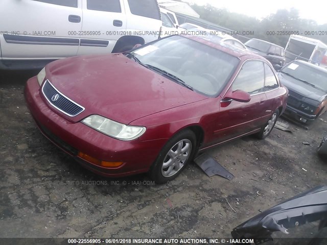 19UYA225XWL012136 - 1998 ACURA 3.0CL Burgund zdjęcie 2
