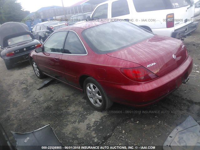 19UYA225XWL012136 - 1998 ACURA 3.0CL Burgund zdjęcie 3