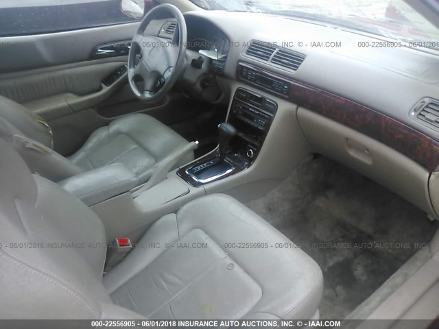 19UYA225XWL012136 - 1998 ACURA 3.0CL Burgund zdjęcie 5