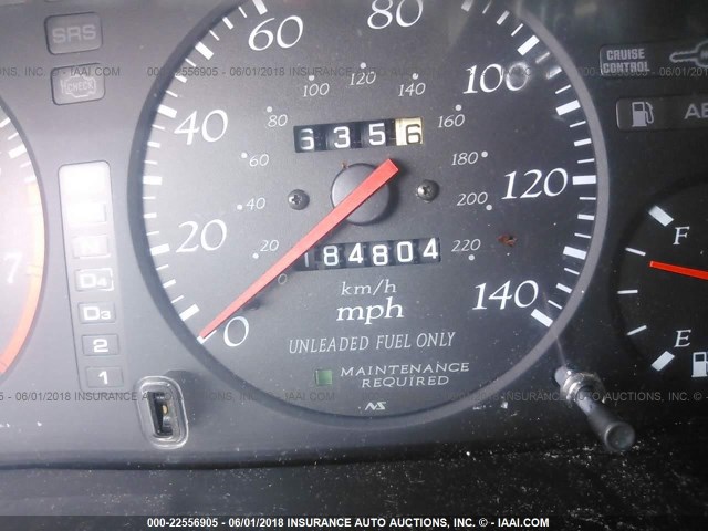 19UYA225XWL012136 - 1998 ACURA 3.0CL Burgund zdjęcie 7