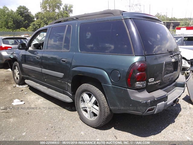 1GNET16S856126405 - 2005 CHEVROLET TRAILBLAZER EXT LS/EXT LT GREEN photo 3