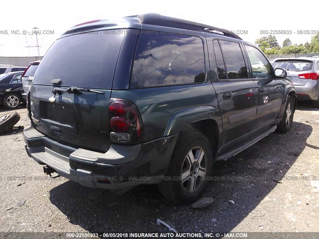 1GNET16S856126405 - 2005 CHEVROLET TRAILBLAZER EXT LS/EXT LT GREEN photo 4