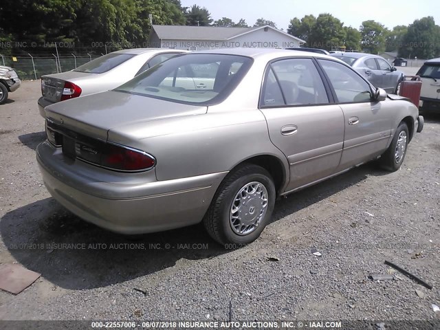 2G4WS52J0Y1161225 - 2000 BUICK CENTURY CUSTOM TAN photo 4