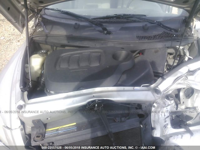 3GNDA33P88S524954 - 2008 CHEVROLET HHR LT SILVER photo 10