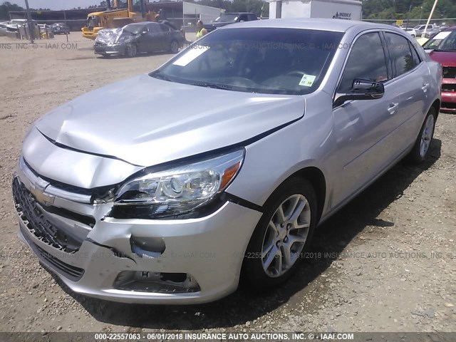 1G11C5SL8EF182799 - 2014 CHEVROLET MALIBU 1LT SILVER photo 2