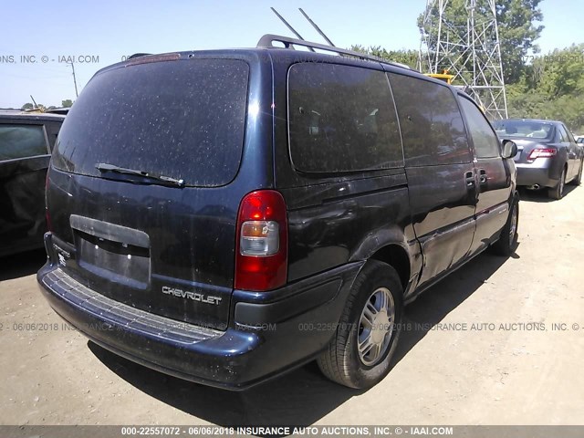 1GNDV23E55D118493 - 2005 CHEVROLET VENTURE LS BLUE photo 4