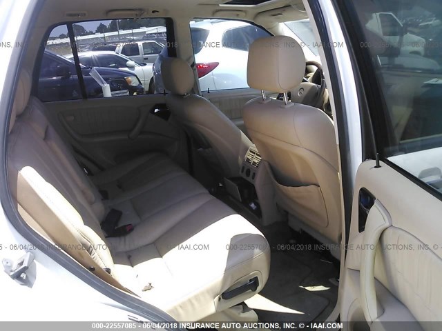 4JGAB75E92A346617 - 2002 MERCEDES-BENZ ML 500 WHITE photo 8