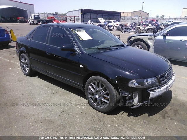 WAURD68D42A000759 - 2002 AUDI S4 2.7 QUATTRO BLACK photo 1