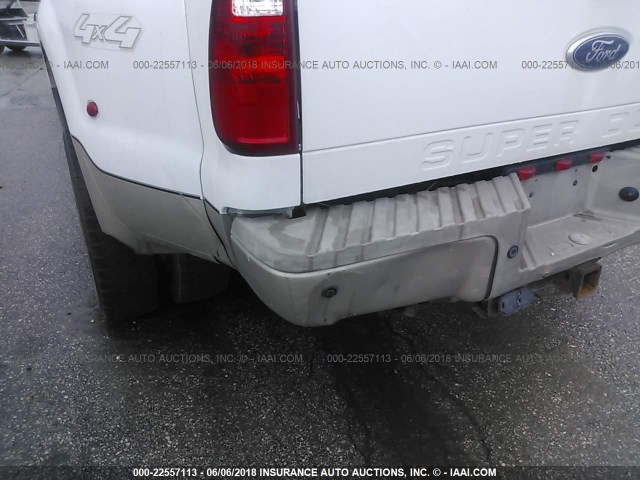 1FTXW43R08EC74389 - 2008 FORD F450 SUPER DUTY WHITE photo 8