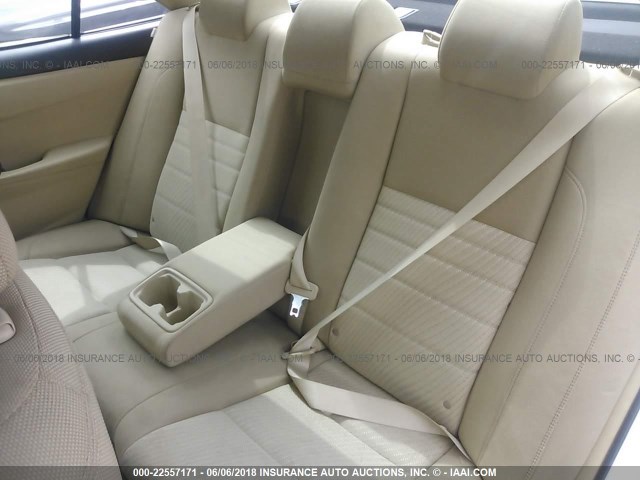 4T4BF1FK7FR458076 - 2015 TOYOTA CAMRY LE/XLE/SE/XSE თეთრი ფოტო 8