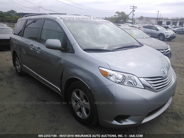 5TDKK3DC8GS756000 - 2016 TOYOTA SIENNA LE SILVER photo 1