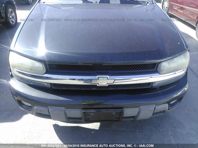 1GNET16S446175549 - 2004 CHEVROLET TRAILBLAZER EXT LS/EXT LT BLACK photo 6