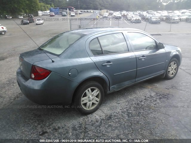 1G1AL55F467788831 - 2006 CHEVROLET COBALT LT BLUE photo 4