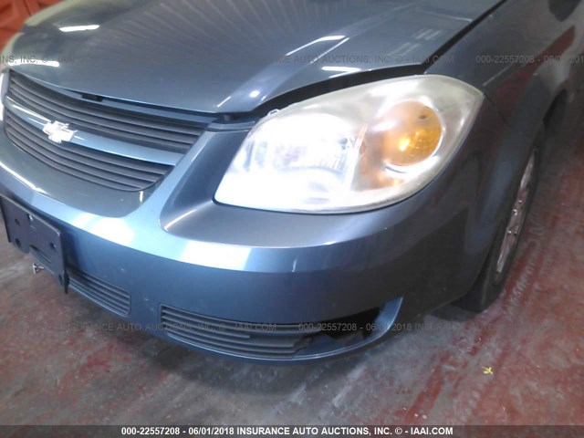1G1AL55F467788831 - 2006 CHEVROLET COBALT LT BLUE photo 6