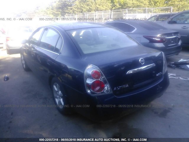 1N4AL11D76N345739 - 2006 NISSAN ALTIMA S/SL BLUE photo 3