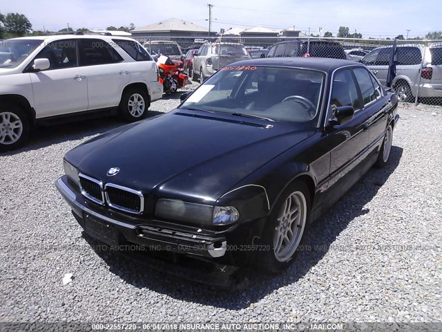 WBAGF8327WDL52919 - 1998 BMW 740 I AUTOMATIC BLACK photo 6