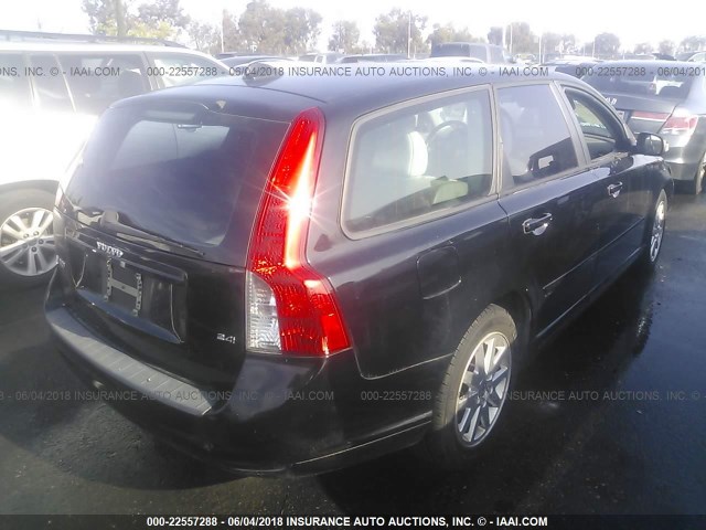 YV1MW382X82428045 - 2008 VOLVO V50 2.4I BLACK photo 4