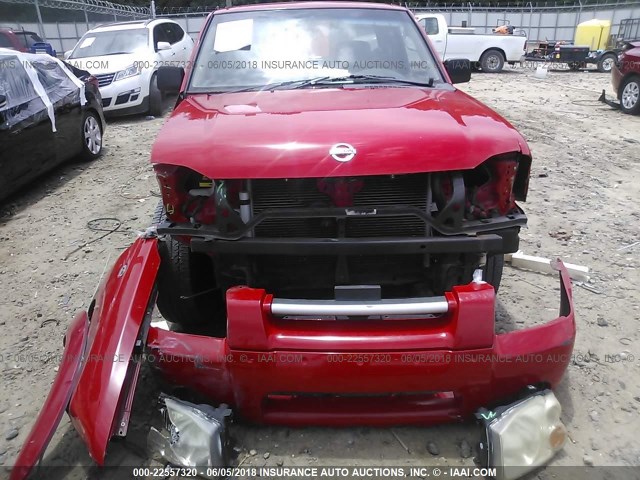 1N6DD26T63C421918 - 2003 NISSAN FRONTIER KING CAB XE RED photo 6