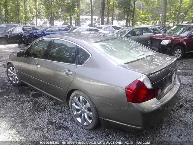 JNKBY01E96M206431 - 2006 INFINITI M45 SPORT GOLD photo 3