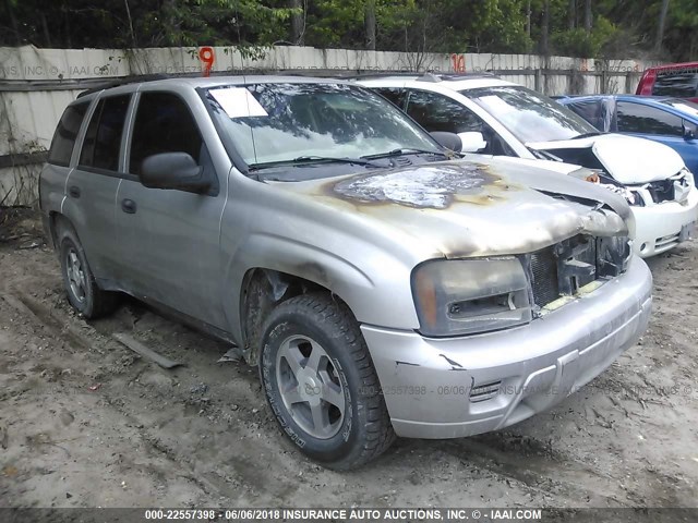 1GNDS13S142427865 - 2004 CHEVROLET TRAILBLAZER LS/LT SILVER photo 1