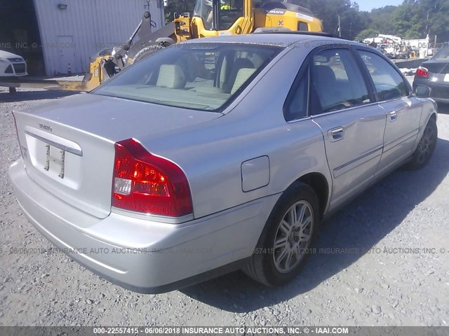 YV1TS592451410241 - 2005 VOLVO S80 2.5T SILVER photo 4