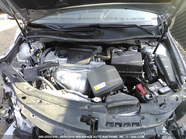 4T1BF1FK0HU363159 - 2017 TOYOTA CAMRY LE/XLE/SE/XSE 银色 照片 10