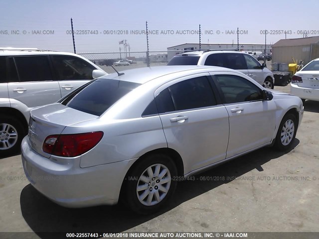 1C3CC4FB8AN100506 - 2010 CHRYSLER SEBRING TOURING SILVER photo 4