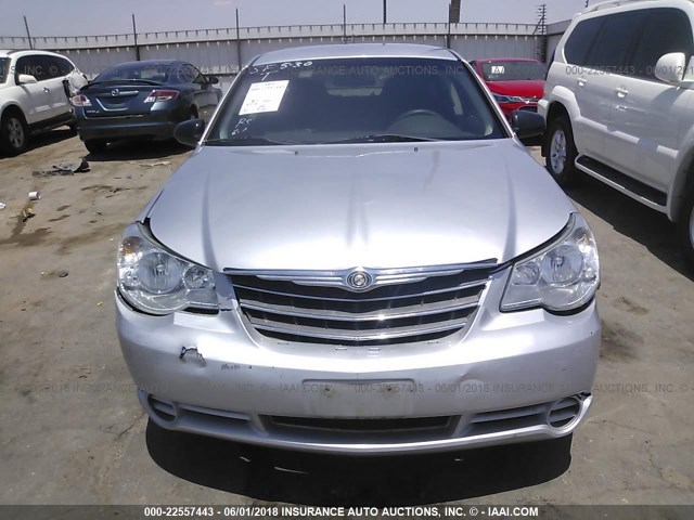 1C3CC4FB8AN100506 - 2010 CHRYSLER SEBRING TOURING SILVER photo 6