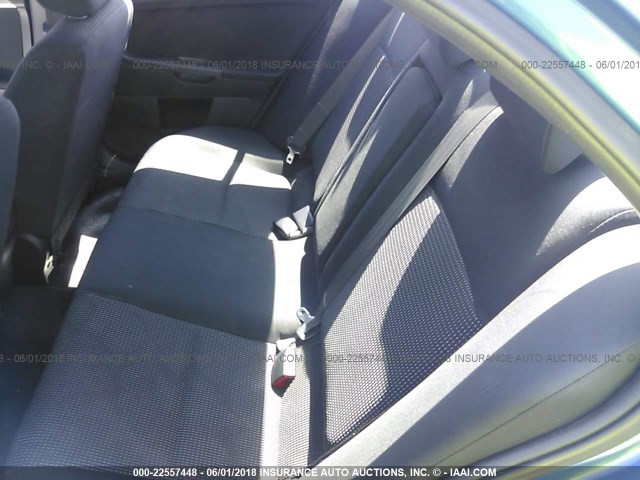 JA32U2FU6AU007868 - 2010 MITSUBISHI LANCER ES/ES SPORT BLUE photo 8