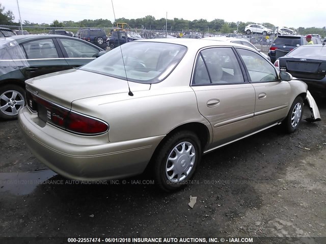 2G4WS52J351170061 - 2005 BUICK CENTURY CUSTOM GOLD photo 4