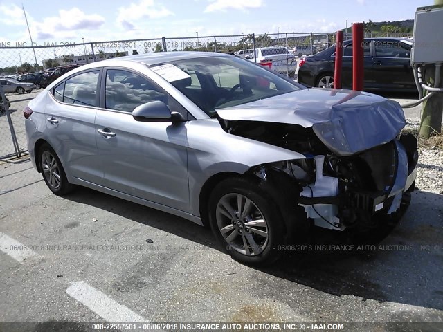 5NPD84LF0HH175168 - 2017 HYUNDAI ELANTRA SE/VALUE/LIMITED SILVER photo 1