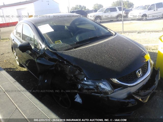 2HGFB2F73FH509879 - 2015 HONDA CIVIC SE BLACK photo 1