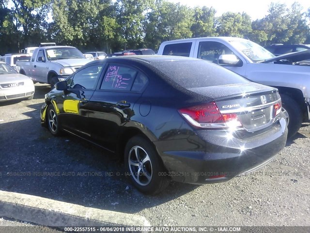 2HGFB2F73FH509879 - 2015 HONDA CIVIC SE BLACK photo 3