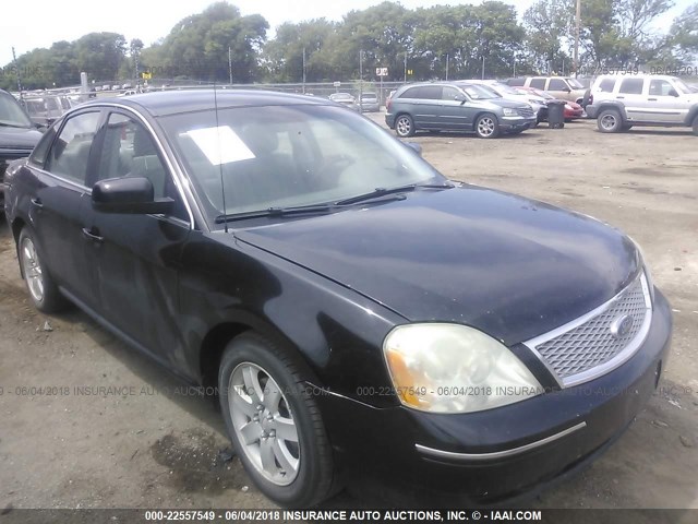 1FAHP24187G146344 - 2007 FORD FIVE HUNDRED SEL BLACK photo 1