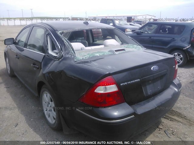 1FAHP24187G146344 - 2007 FORD FIVE HUNDRED SEL BLACK photo 6