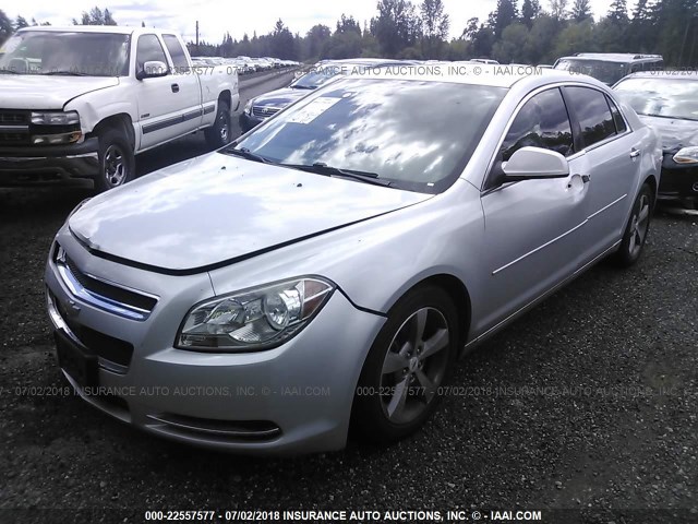 1G1ZC5E08CF130235 - 2012 CHEVROLET MALIBU 1LT 银色 照片 2