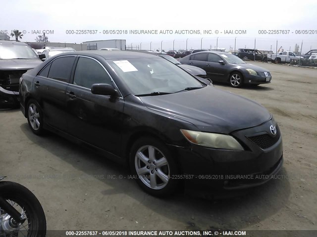 4T1BK46KX7U009144 - 2007 TOYOTA CAMRY NEW GENERAT LE/XLE/SE BLACK photo 1
