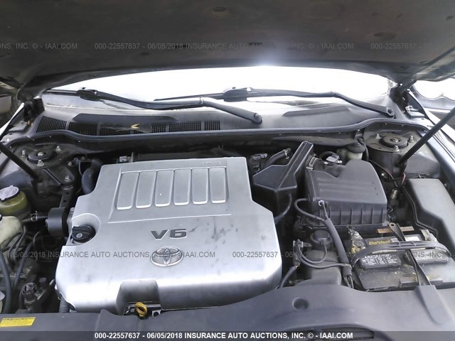 4T1BK46KX7U009144 - 2007 TOYOTA CAMRY NEW GENERAT LE/XLE/SE BLACK photo 10