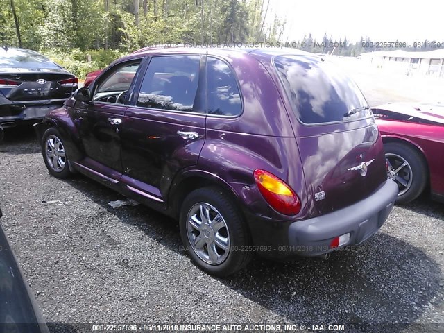 3C8FY68B52T335643 - 2002 CHRYSLER PT CRUISER LIMITED/DREAM CRUISER PURPLE photo 3