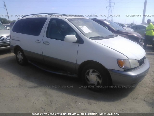 4T3ZF13C51U363490 - 2001 TOYOTA SIENNA LE/XLE WHITE photo 1