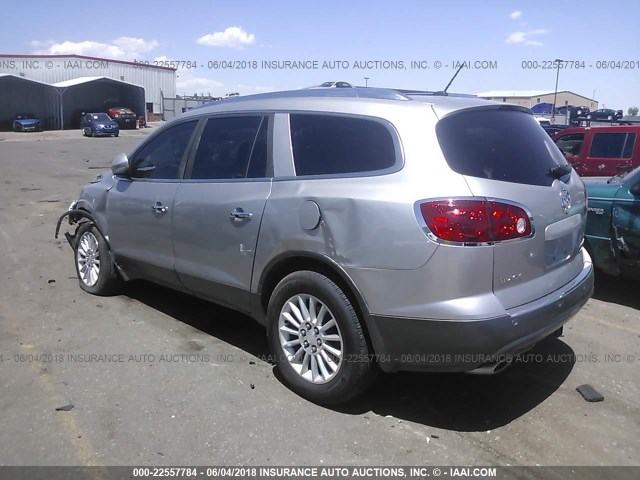 5GAEV23718J141677 - 2008 BUICK ENCLAVE CXL SILVER photo 3