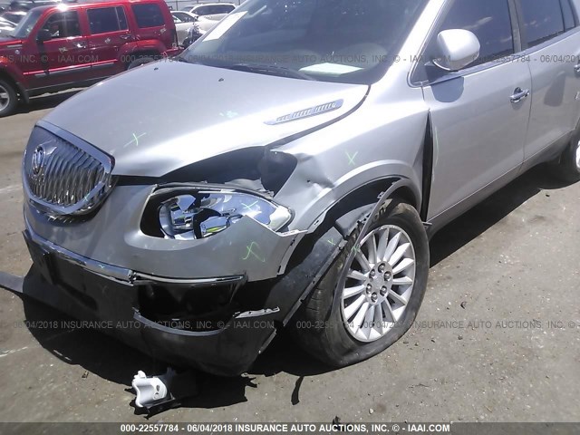 5GAEV23718J141677 - 2008 BUICK ENCLAVE CXL SILVER photo 6