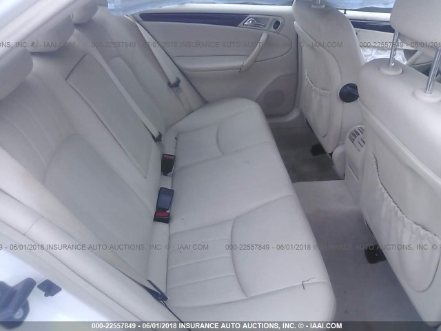 WDBRF92H87F895837 - 2007 MERCEDES-BENZ C 280 4MATIC WHITE photo 8