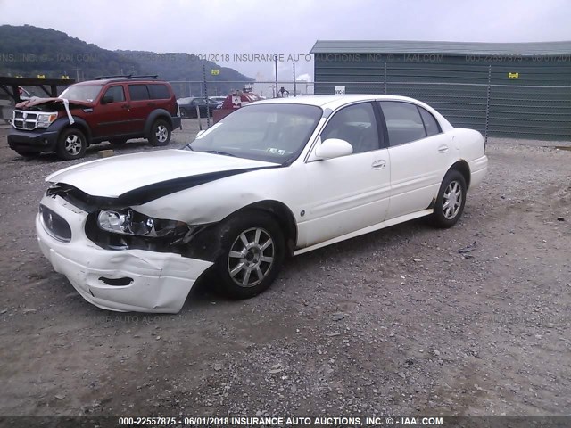 1G4HP52KX44177398 - 2004 BUICK LESABRE CUSTOM WHITE photo 2